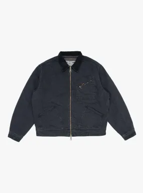 14oz Reversible Denim Work Jacket Black