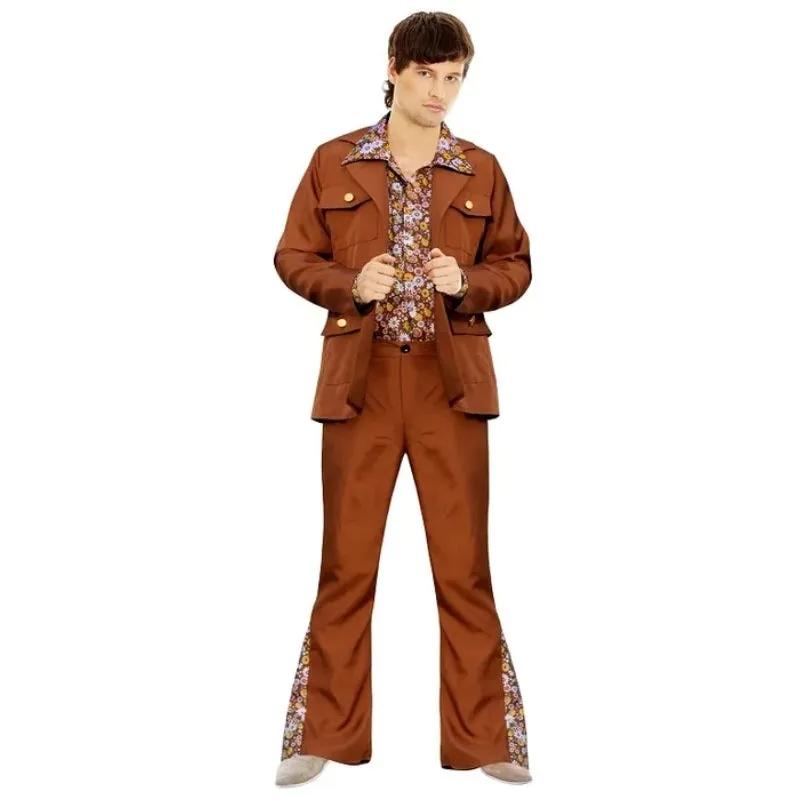 1970's Brown Safari Suit Costume