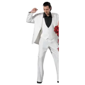 1970's Fever White 3 Piece Men's Suit - Hire