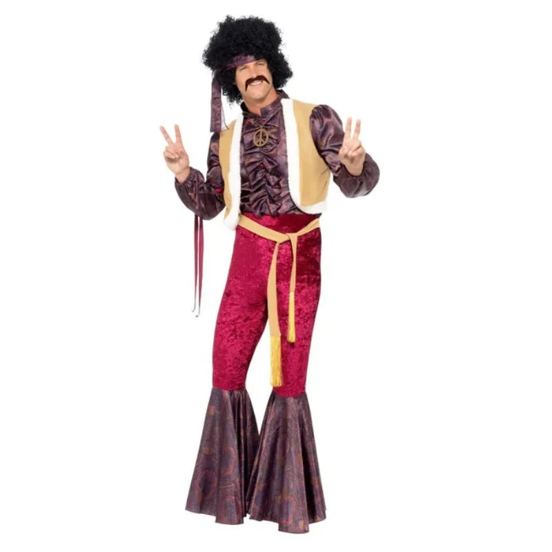 1970s Psychedelic Rocker Costume with Flares