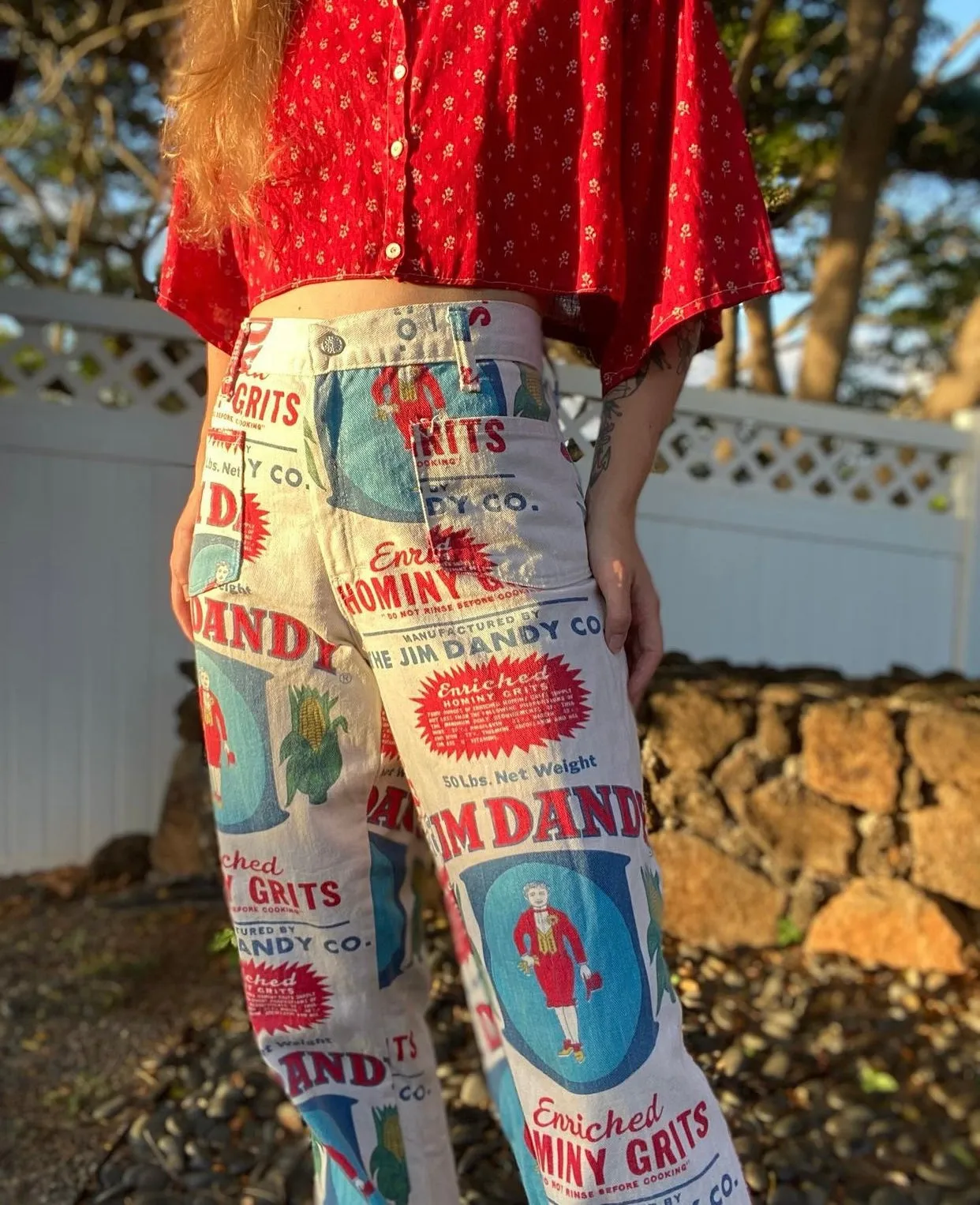 70s Jim Dandy Hominy Grits pants