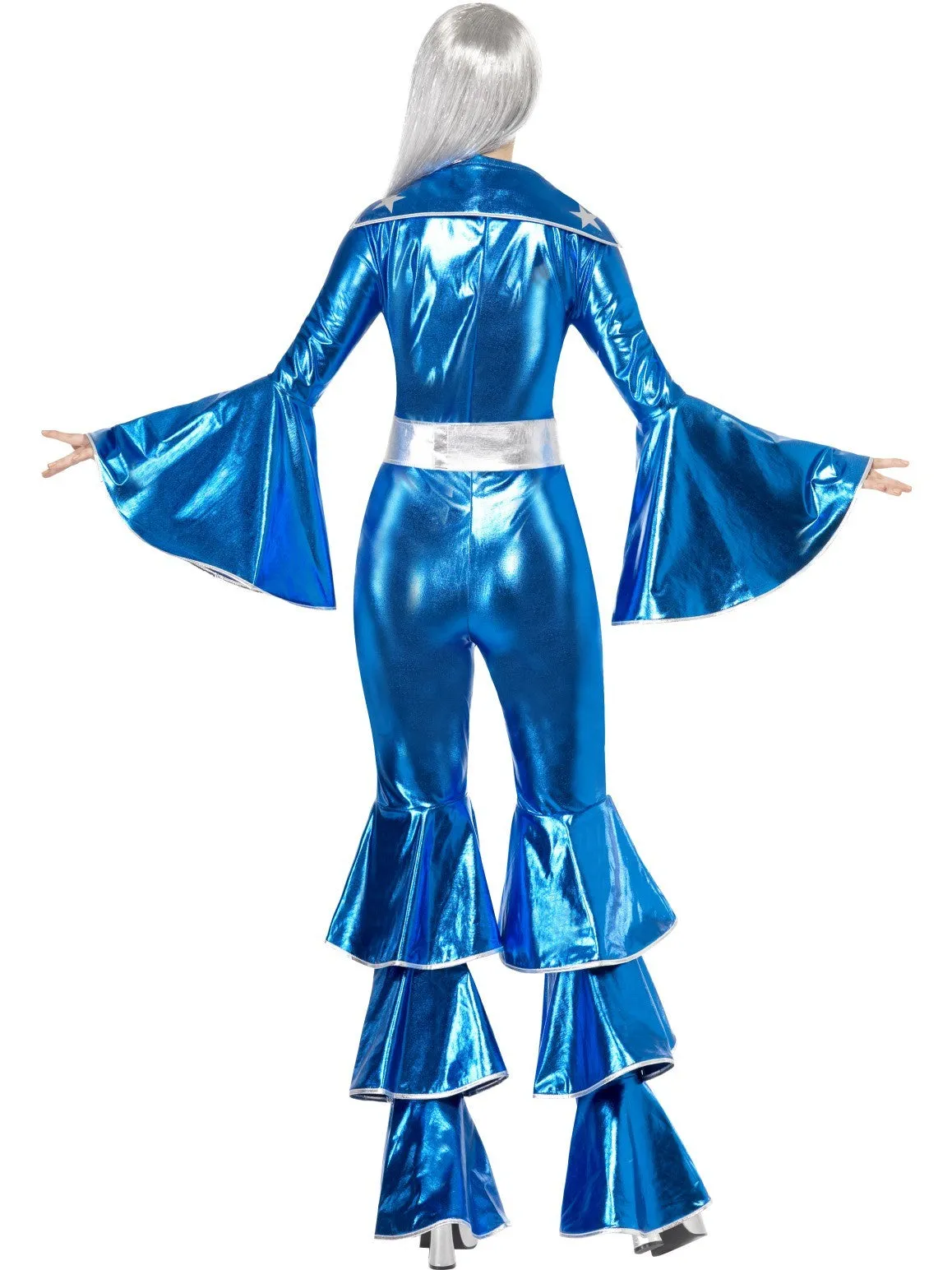 70's Metallic Blue Dancing Queen Costume