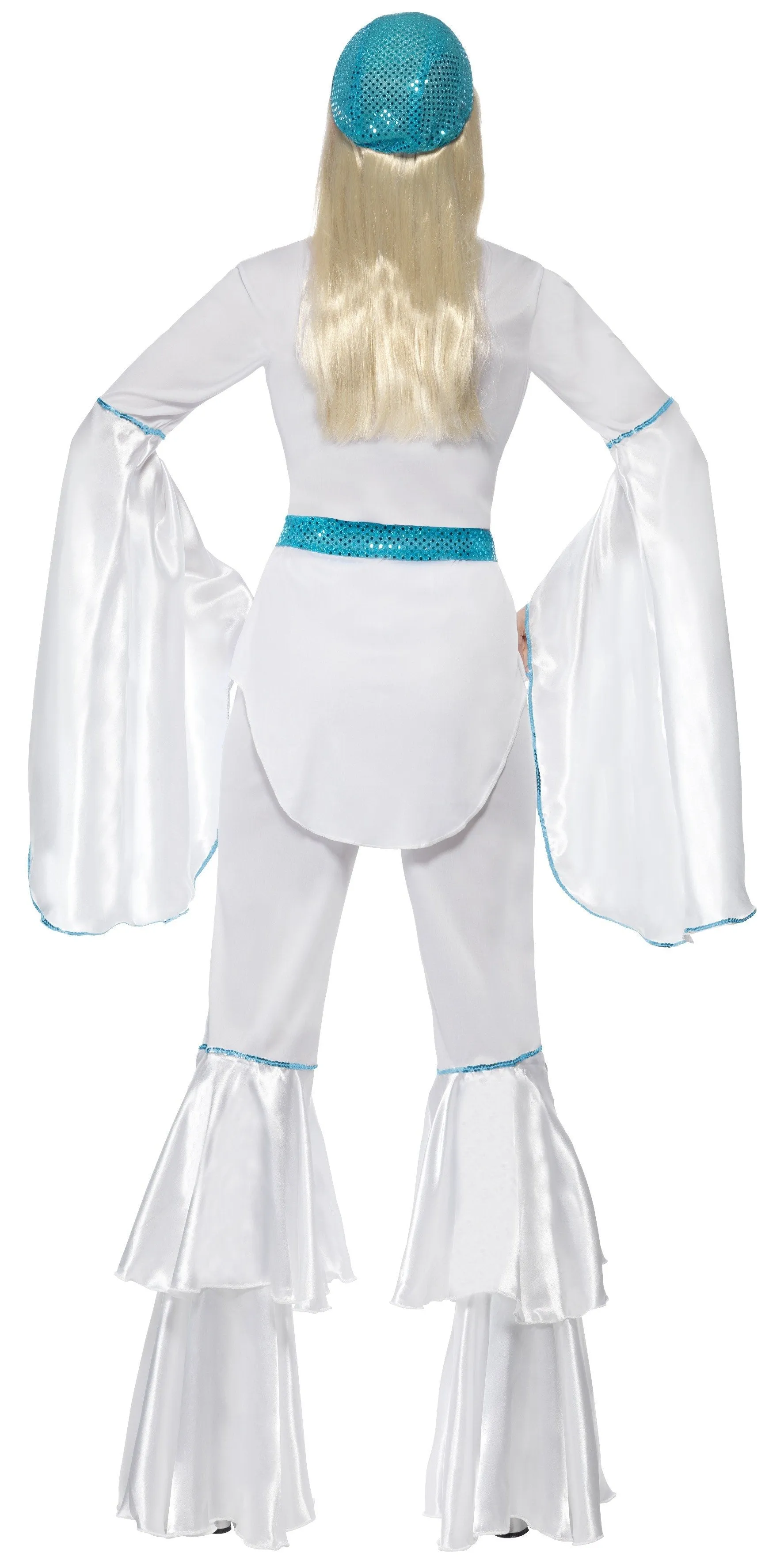 Abba 70s Super Trooper Flares Pant Suit Fancy Dress Costume