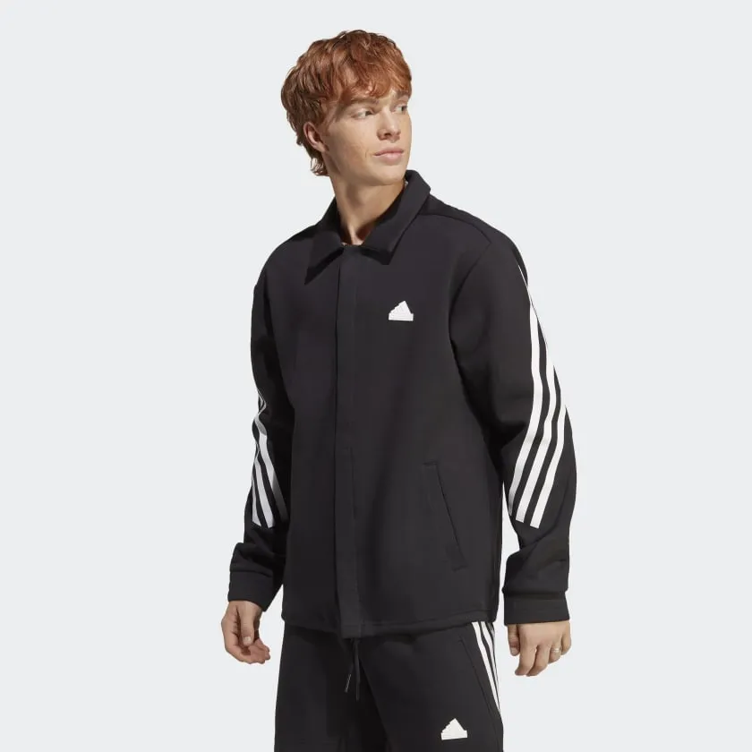 Adidas FUTURE ICONS 3-STRIPES COACHES JACKET - Mens - Black