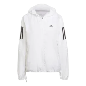 Adidas Own the Run Hooded Running Windbreaker - Womens - White