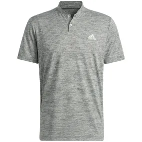 adidas Texture Stripe Polo Shirt - Shadow Green/Linen Green