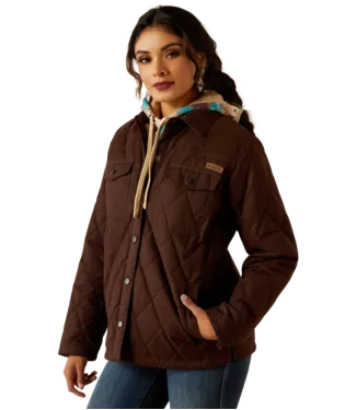 Ariat Women's Mole Grizzly Quilted Barn Jacket