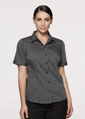 Aussie Pacific Ladies Henley Short Sleeve Shirt 2900S