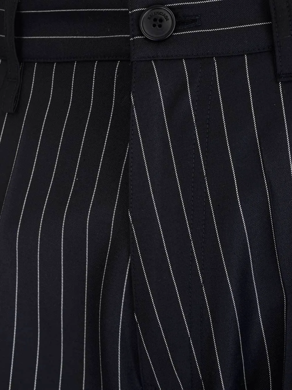 Balenciaga Pin-Striped Flared Pants