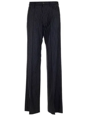 Balenciaga Pin-Striped Flared Pants