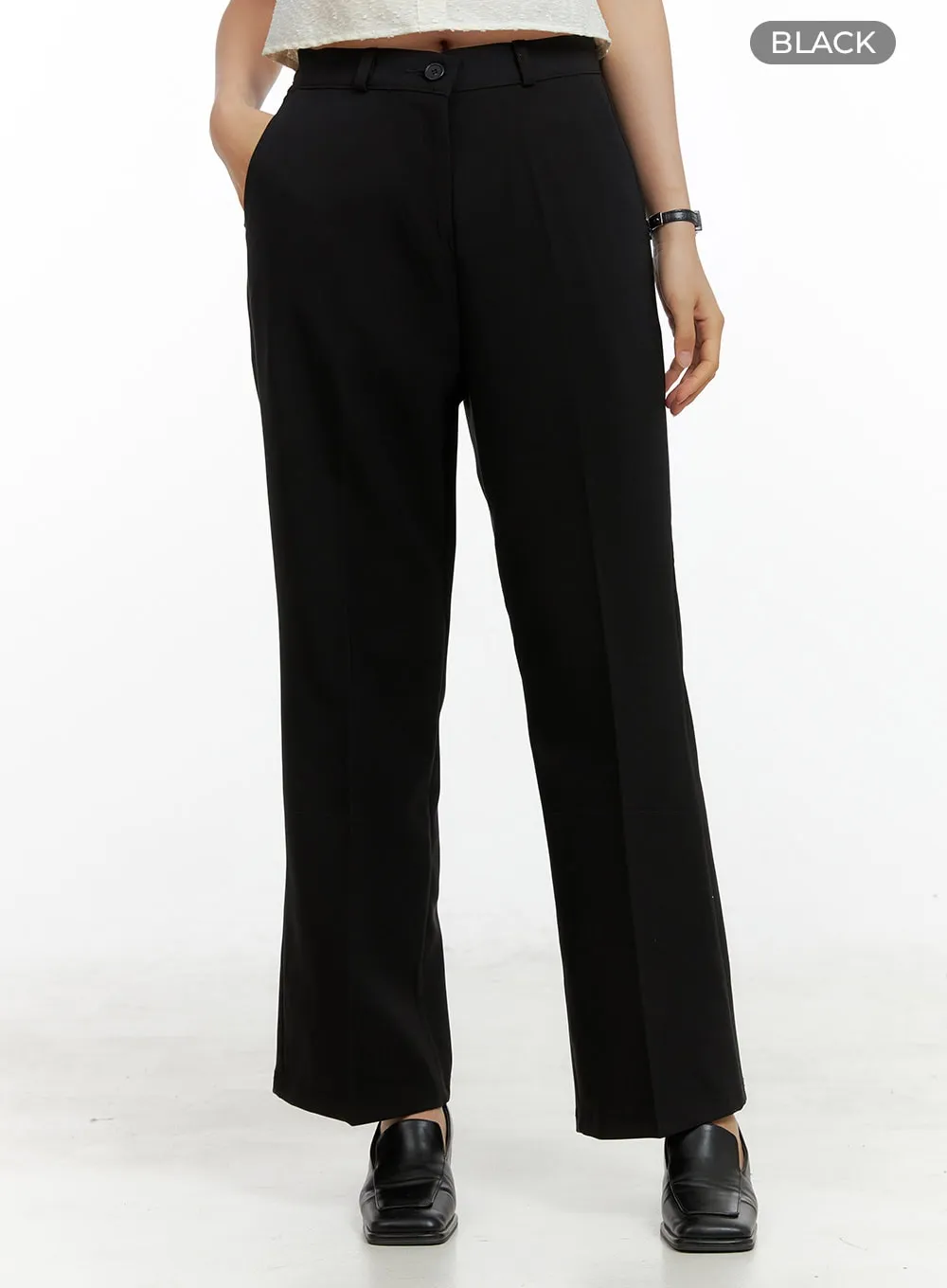 Basic Wide Tailored Pants OL411