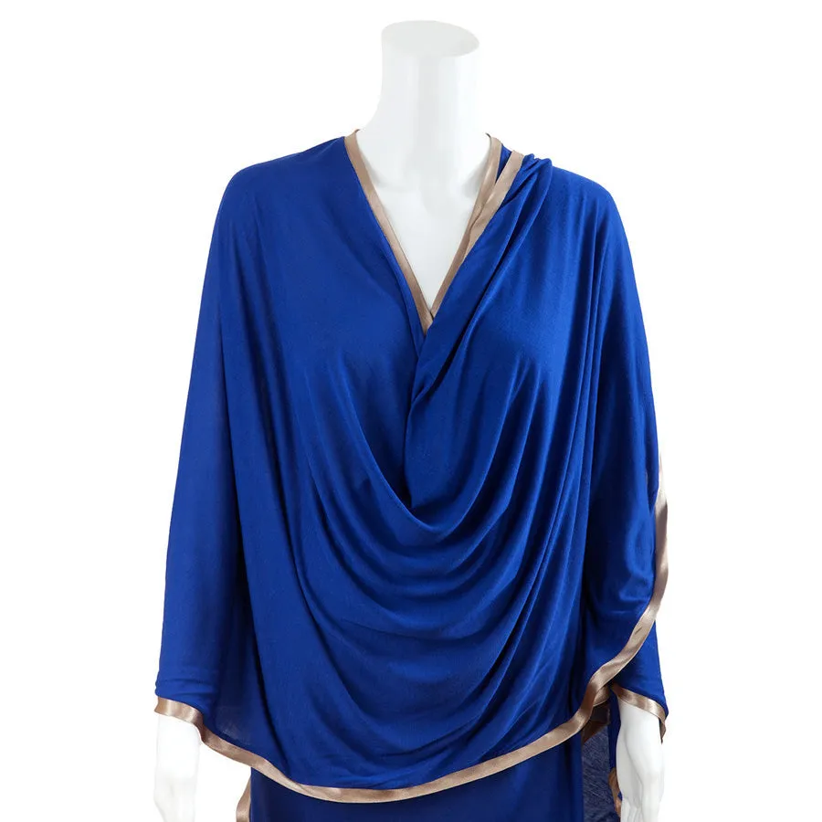 Bebitza - Modal Nursing Cover - Cobalt Blue