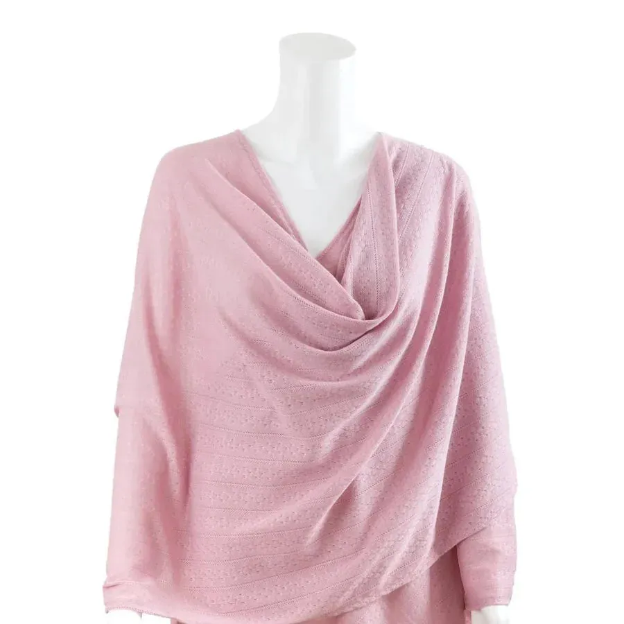 Bebitza Textured Knit Nursing Cover - Pink