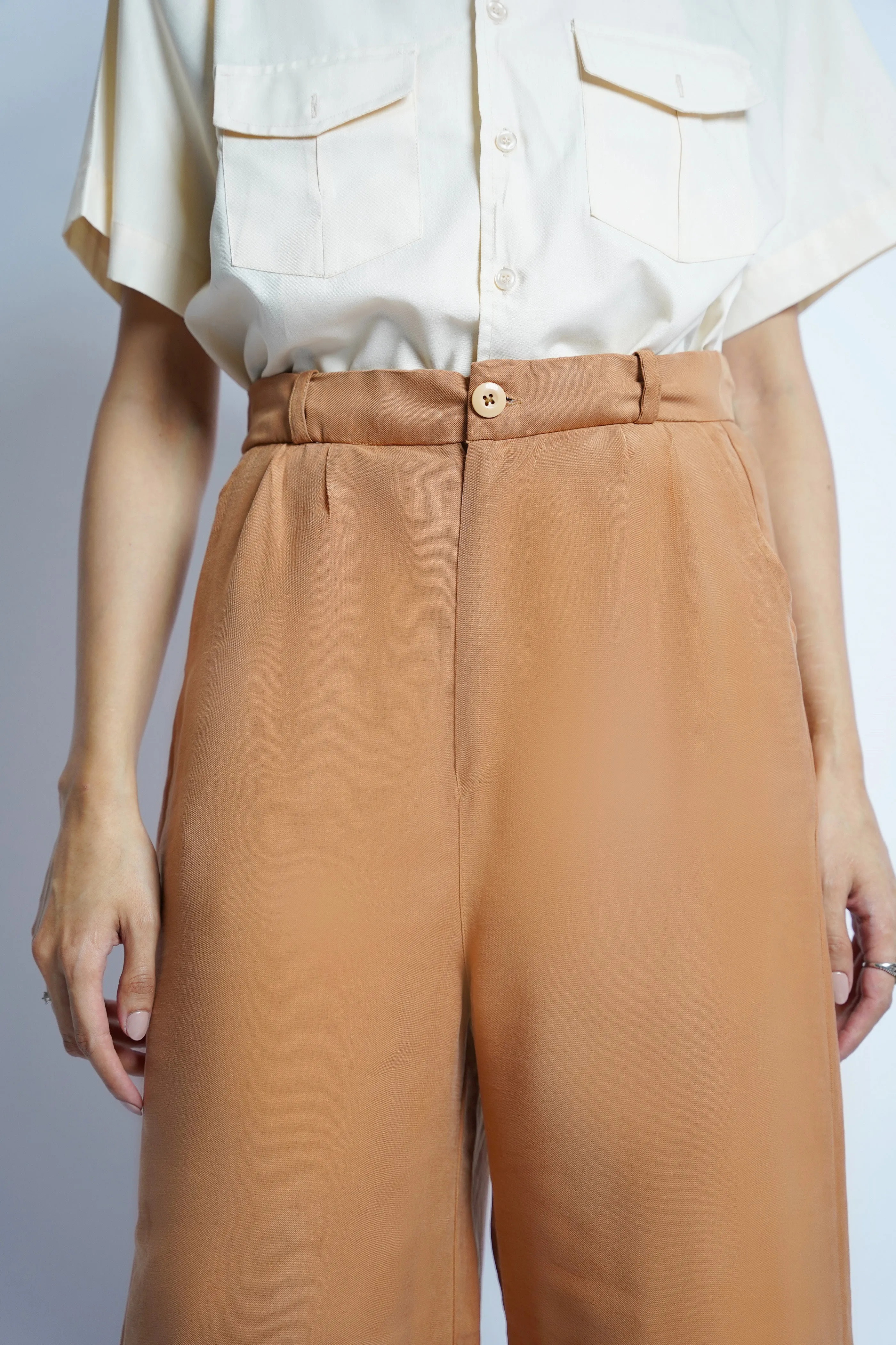 Belbes Flared Pants Tan