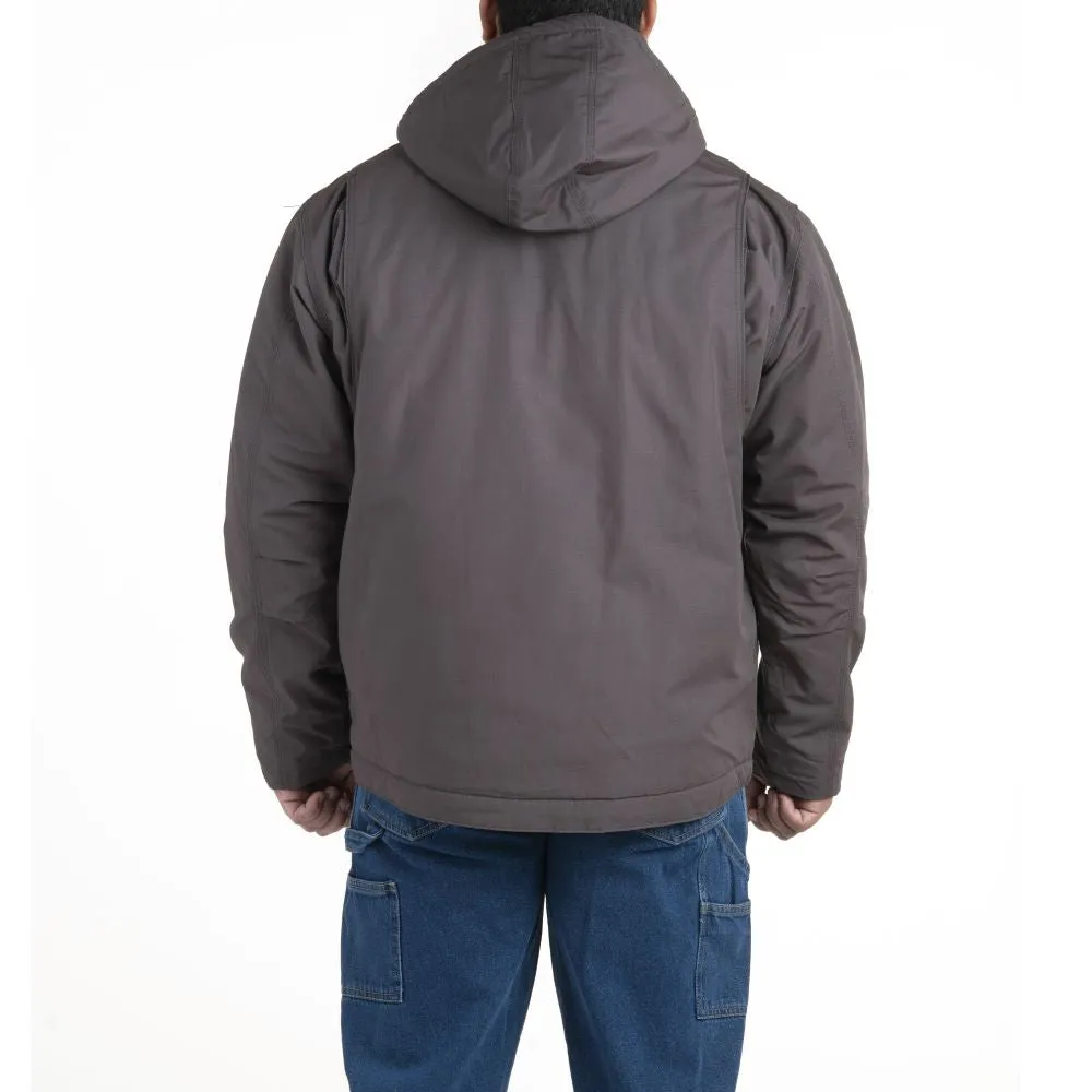 'Berne' Men's Torque Ripstop Hooded Jacket - Slate