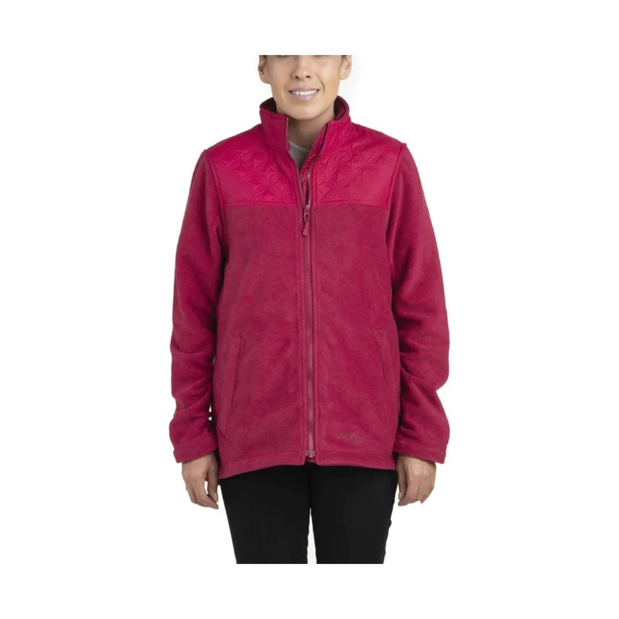 Berne Women's Trek Fleece Trail Jacket - Pomegranate