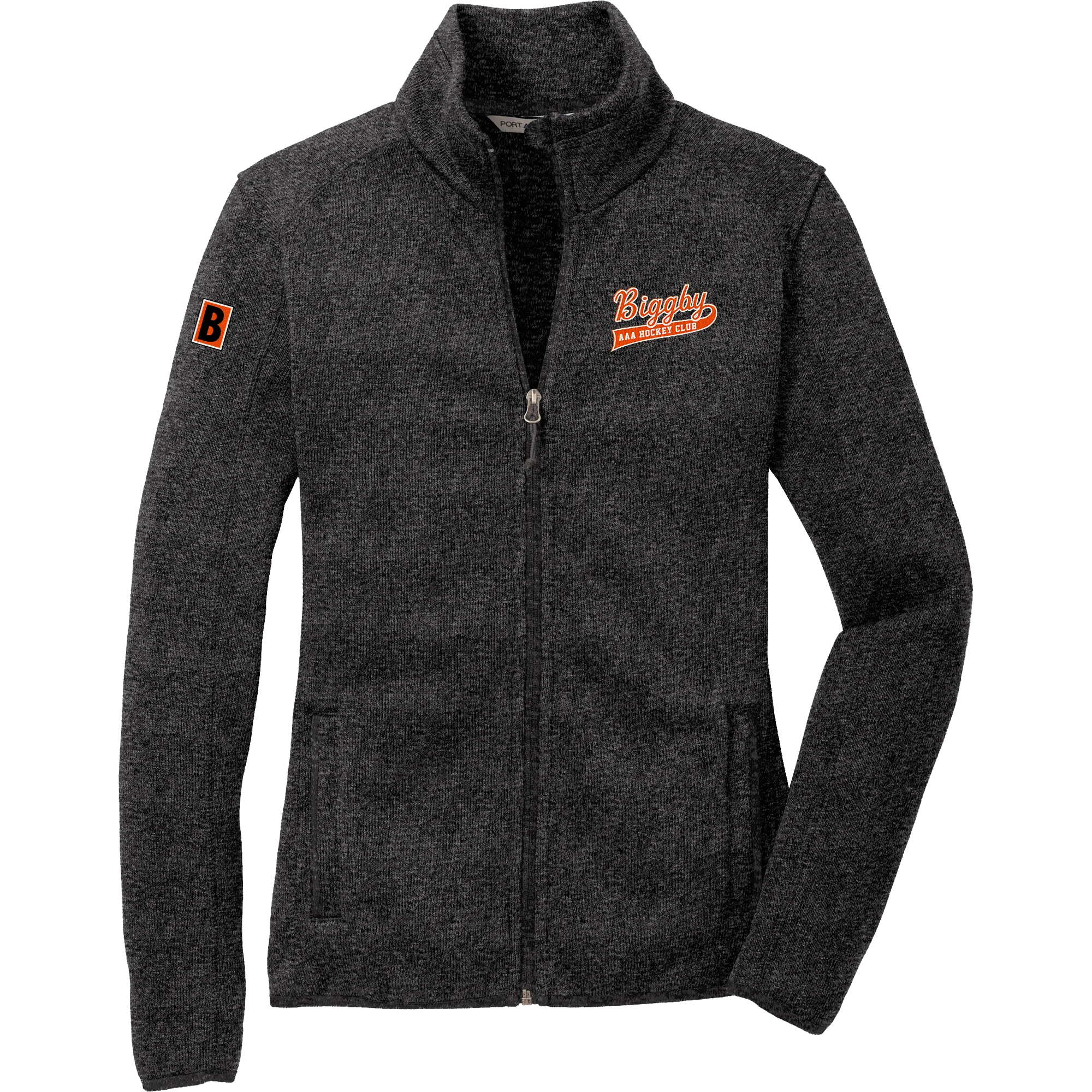 Biggby Coffee AAA Ladies Sweater Fleece Jacket