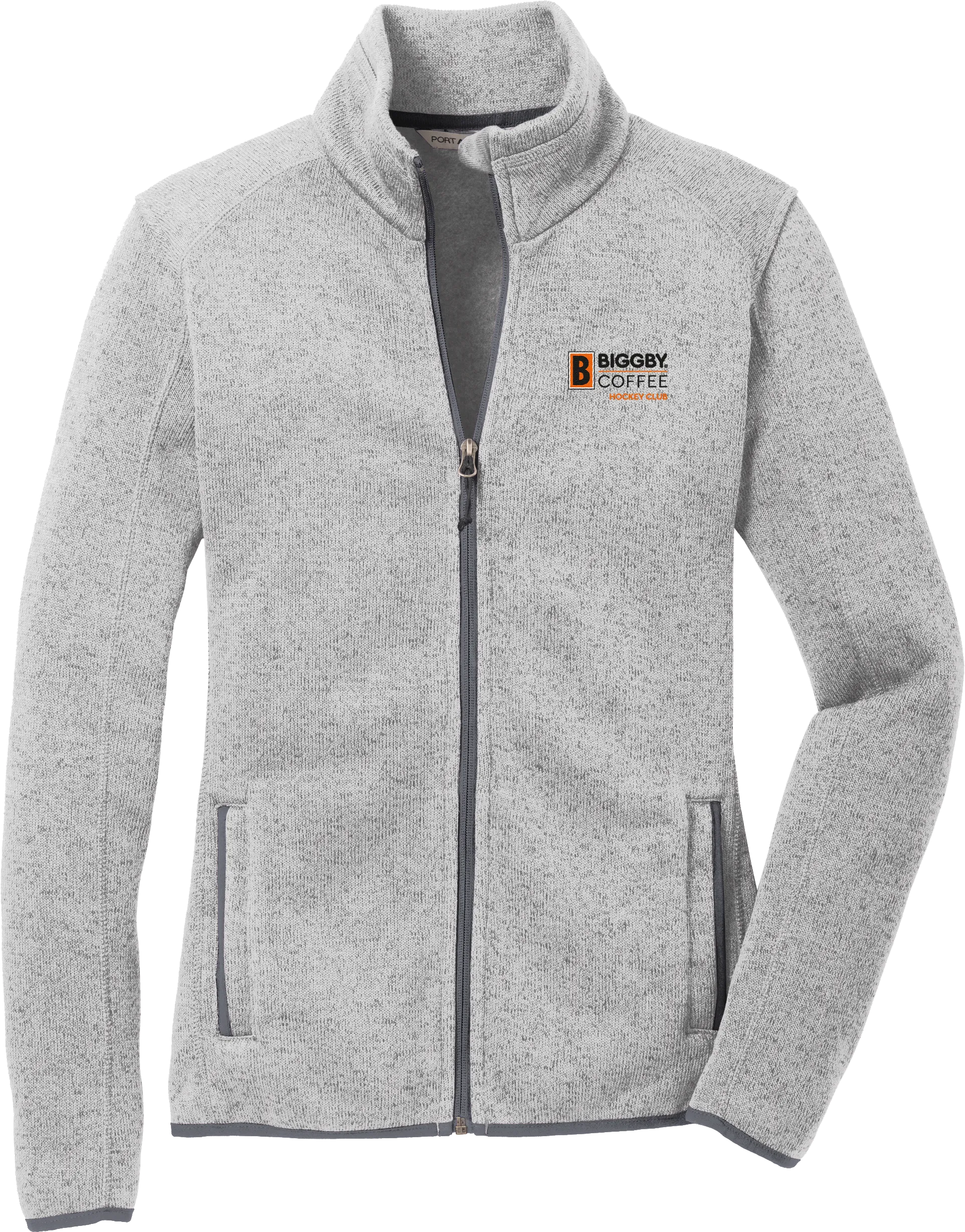 Biggby Coffee Hockey Club Ladies Sweater Fleece Jacket