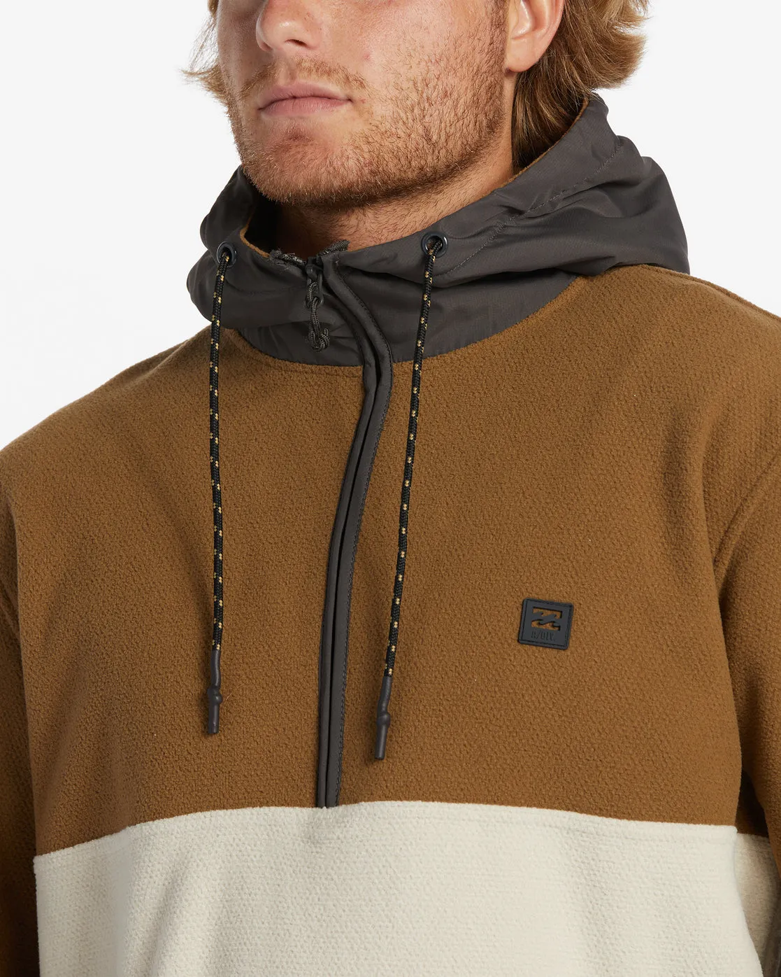 Billabong Boundary Pullover Jacket-Otter