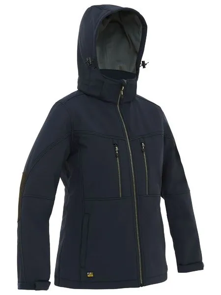 Bisley Women's Flx & Move™ Hooded Soft Shell Jacket (BJL6570)