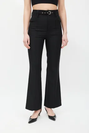 Black Flared Pants