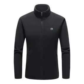 Black Heated Fleece Jacket