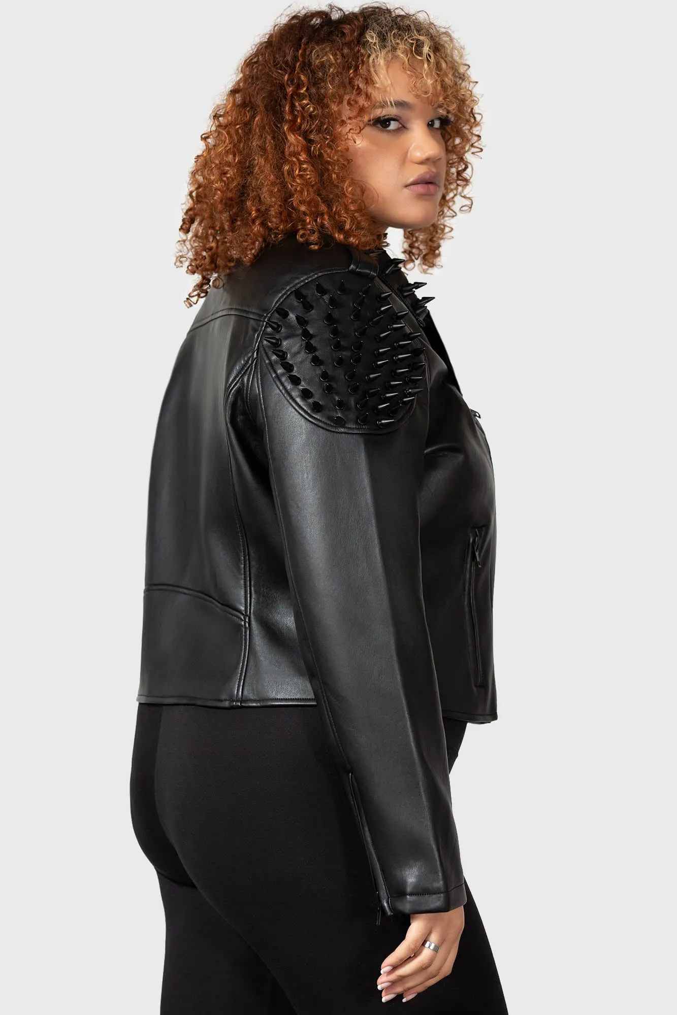 Black Magic Biker Jacket [PLUS]