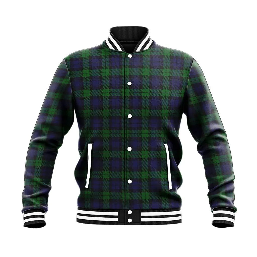 Black Watch Tartan Baseball Jacket