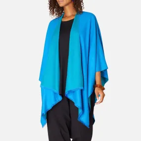 Blue Kingfisher Reversible Tess Wrap