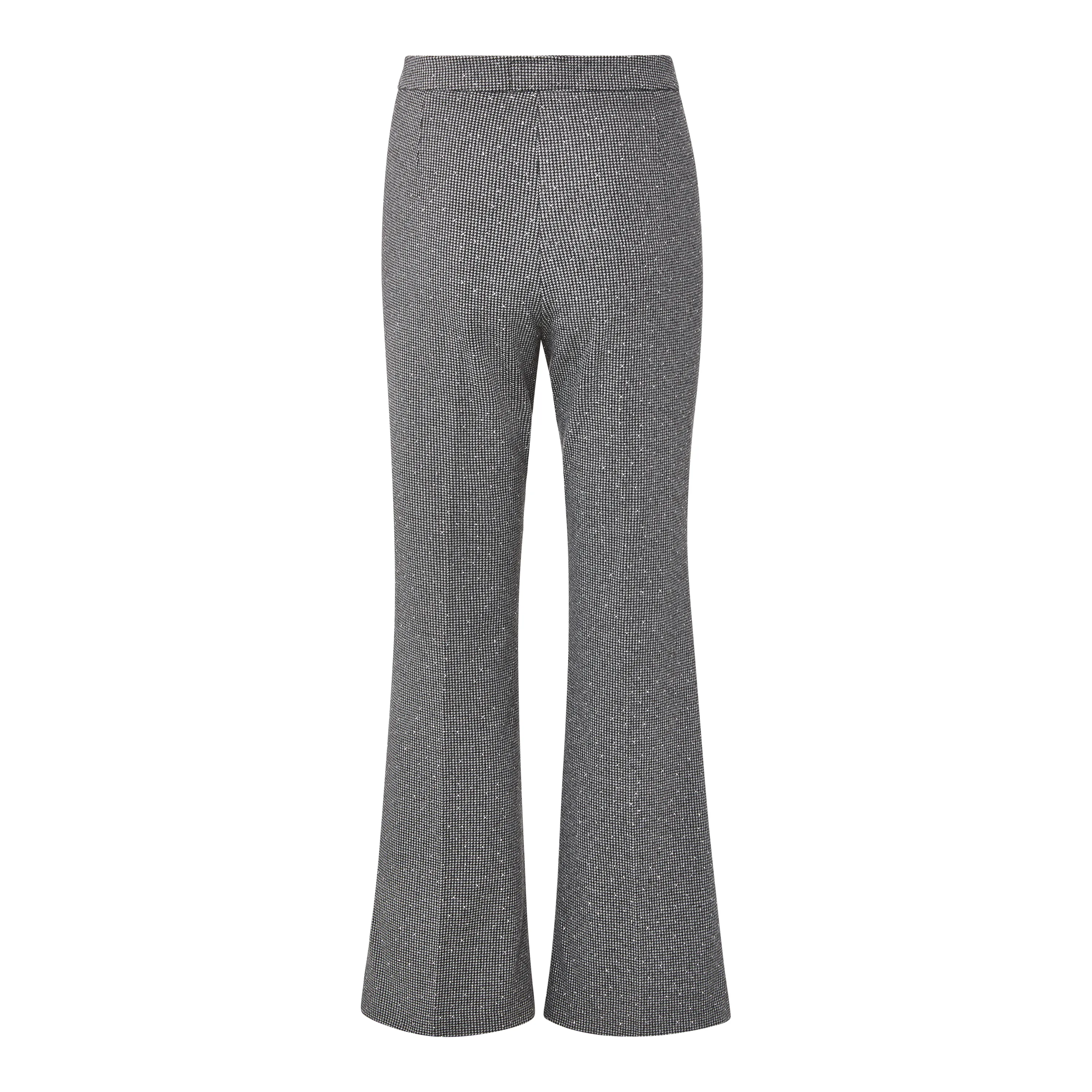 Bossy Flared Pants - Silver Gray