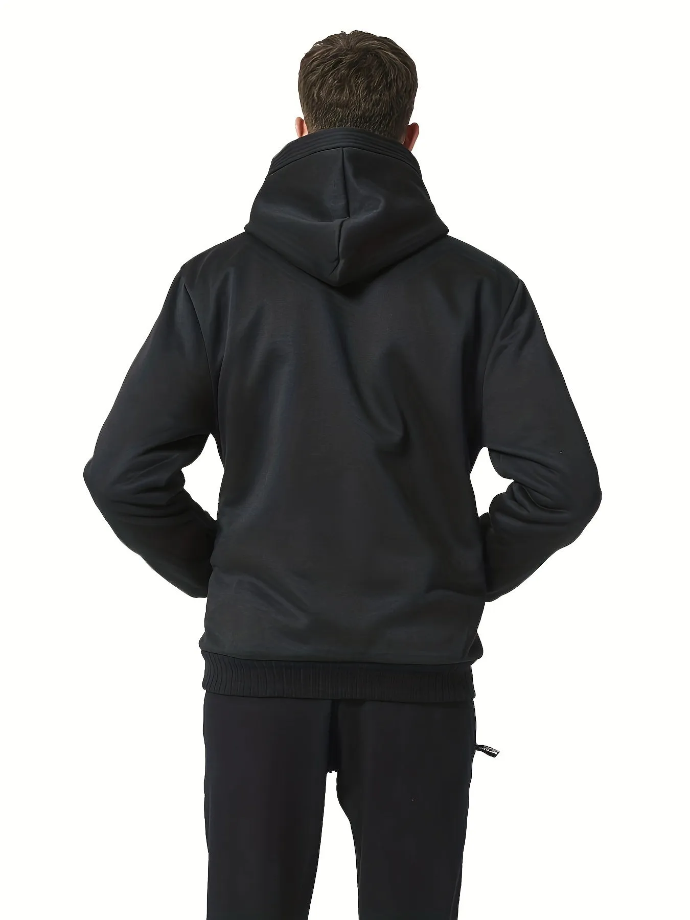 Boys' Sporty Fleece Hooded Jacket - Warm & Stylish