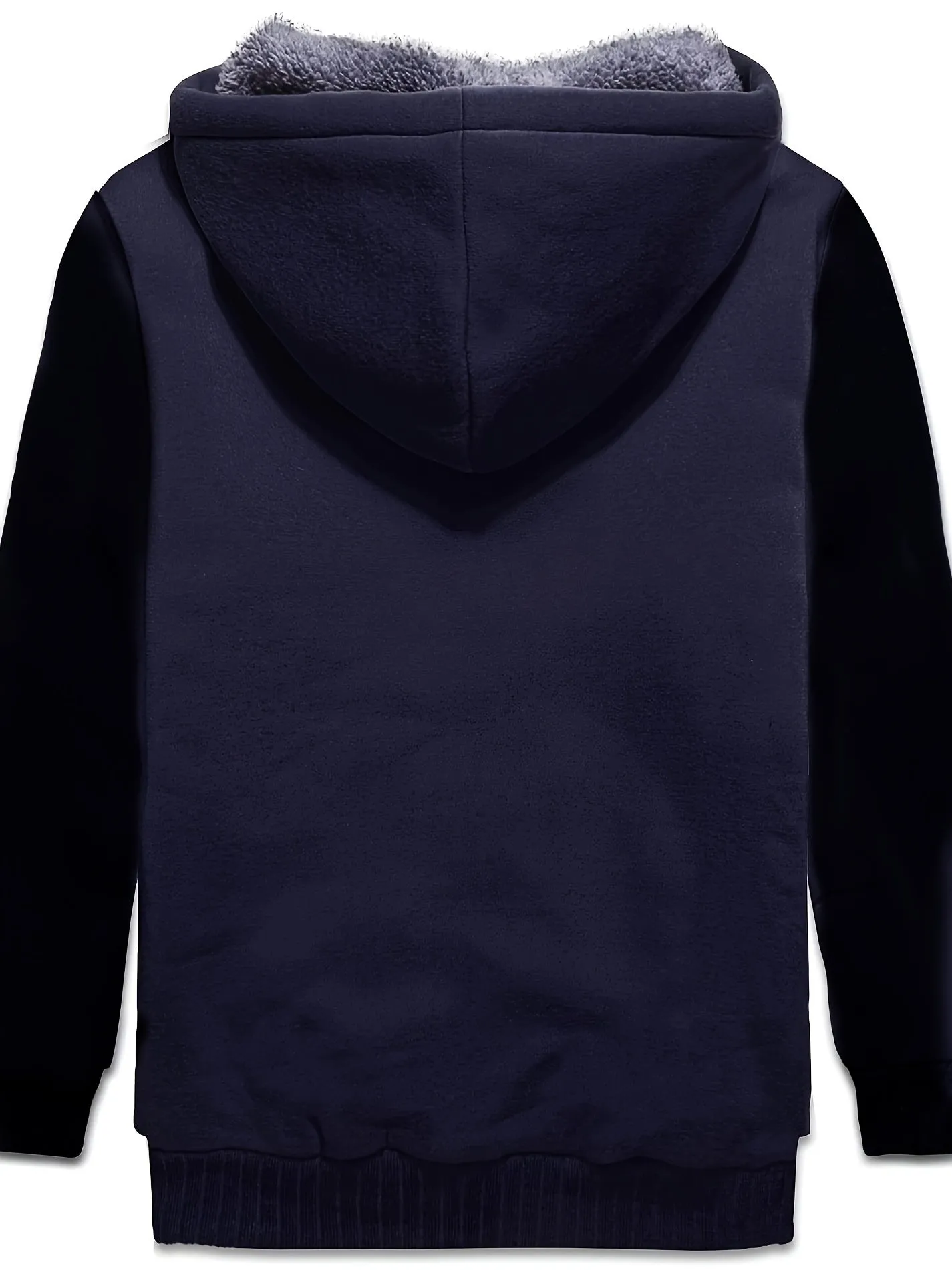 Boys' Sporty Fleece Hooded Jacket - Warm & Stylish