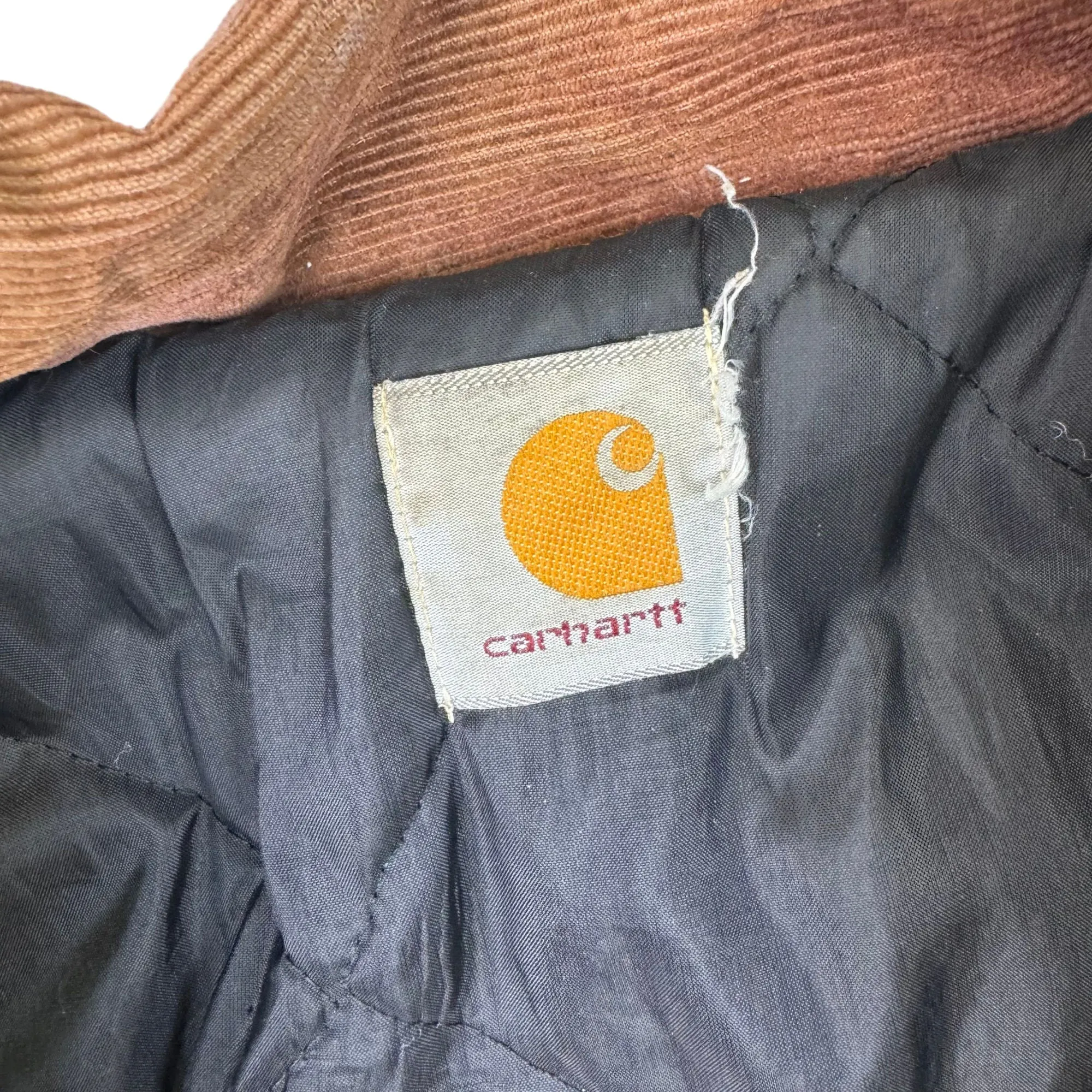 Carhartt Quilted Lined Artic Workwear Jacket Brown