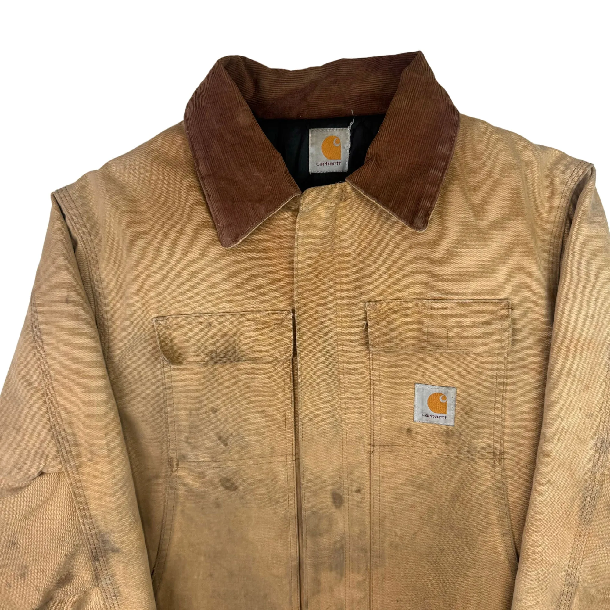 Carhartt Quilted Lined Artic Workwear Jacket Brown