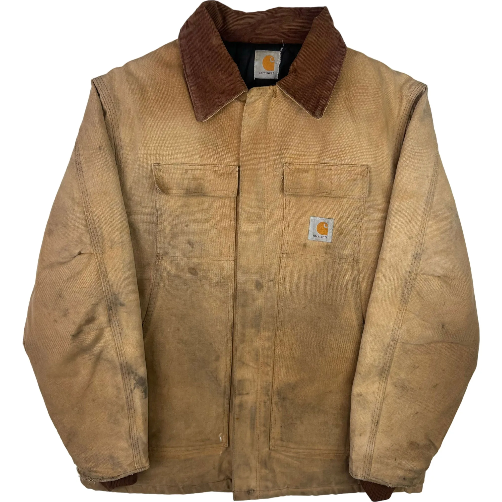 Carhartt Quilted Lined Artic Workwear Jacket Brown