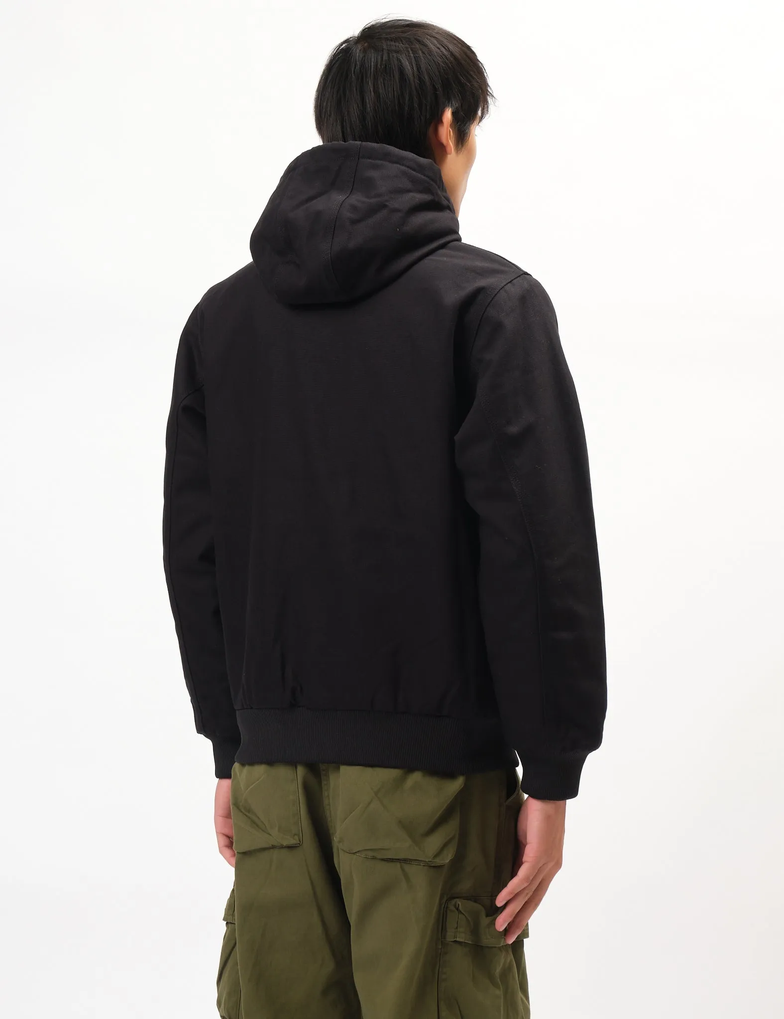 Carhartt WIP Active Jacket (Quilted Fleece Lined) - Black