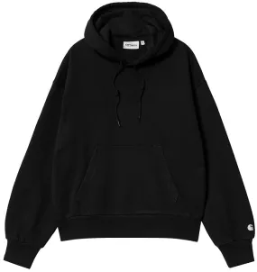 Carhartt WIP Womens Hooded Casey Sweatshirt Black Silver