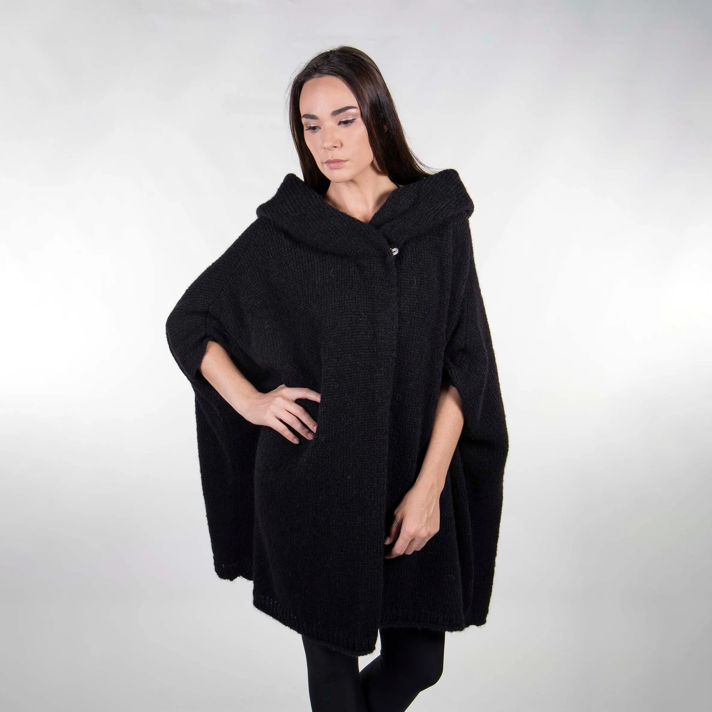 Carissa Hooded Poncho