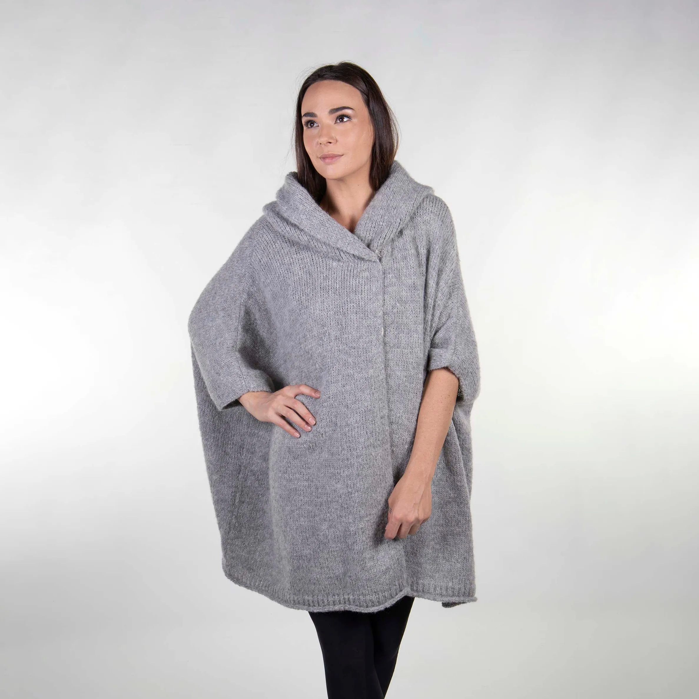 Carissa Hooded Poncho