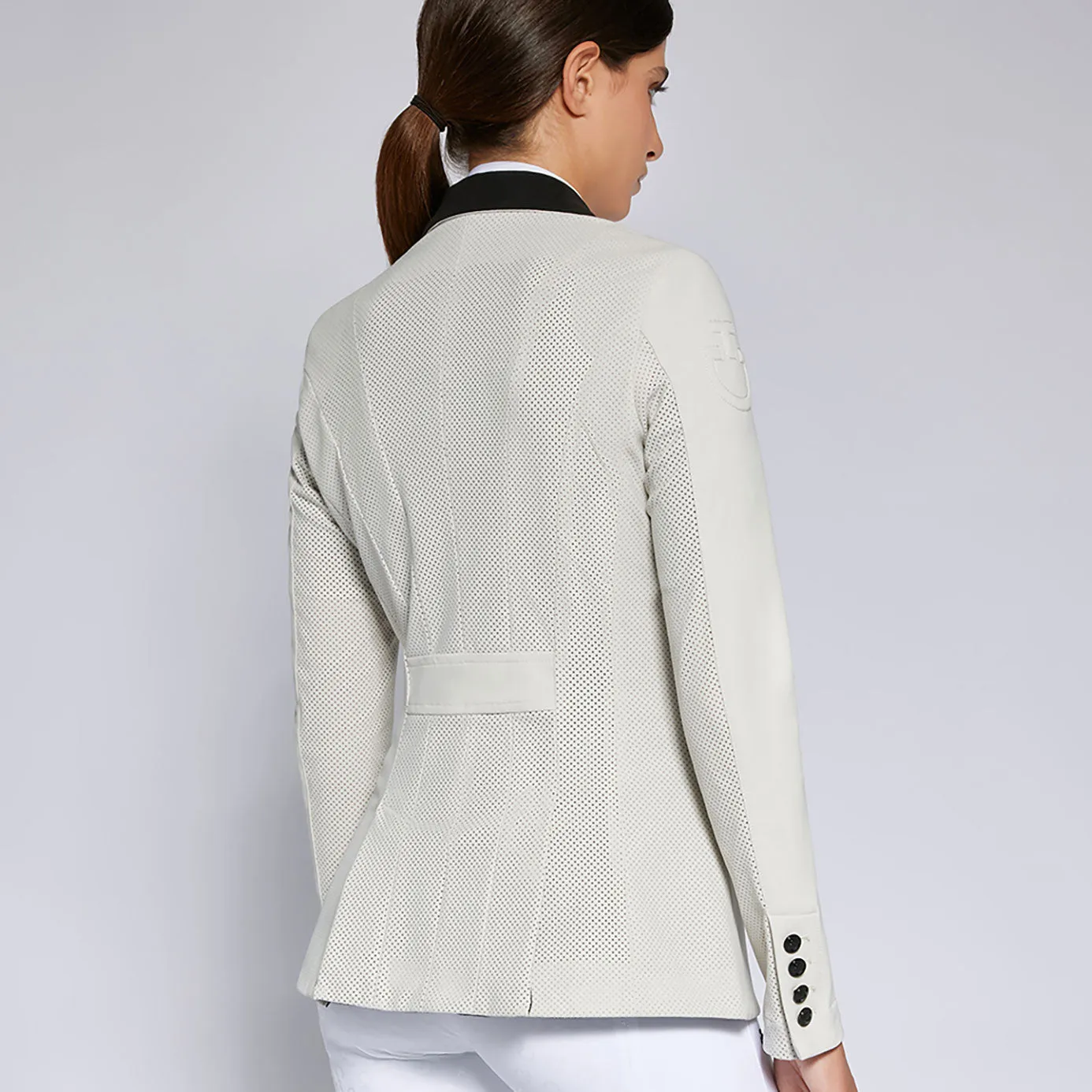 Cavalleria Toscana GP Perforated Show Jacket - Off White