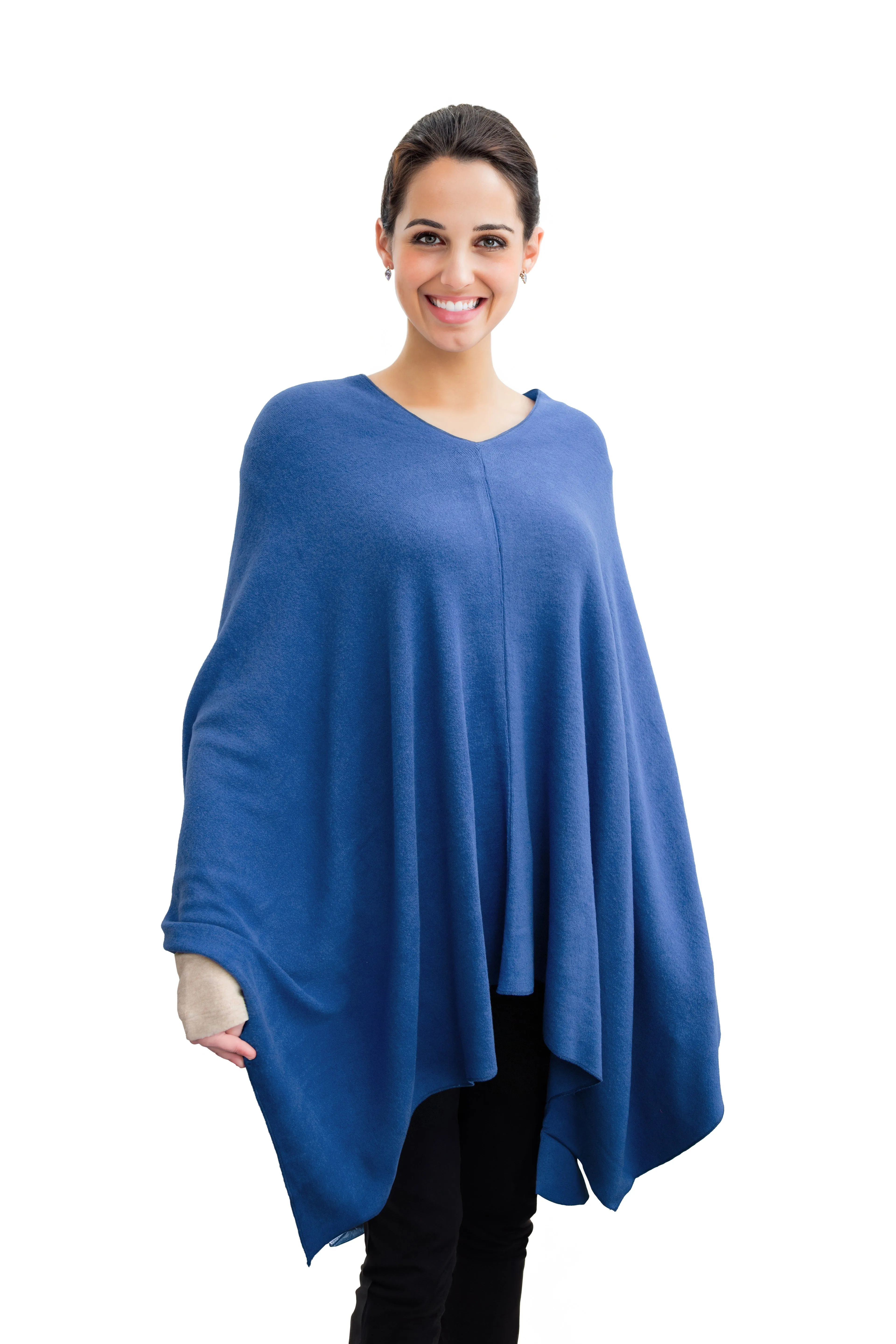 Comfort Luxe Collection Cozy Knit Poncho