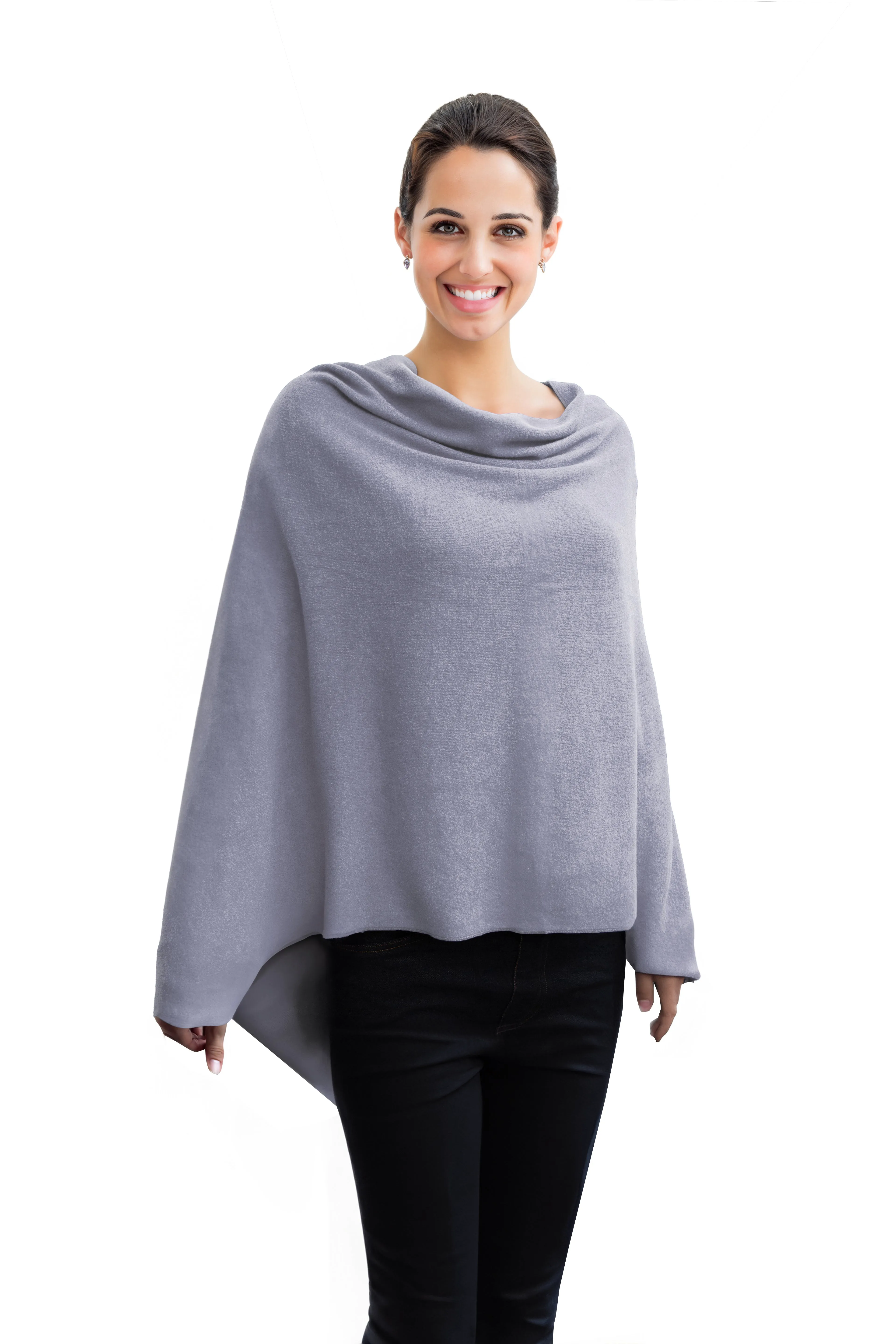 Comfort Luxe Collection Cozy Knit Poncho