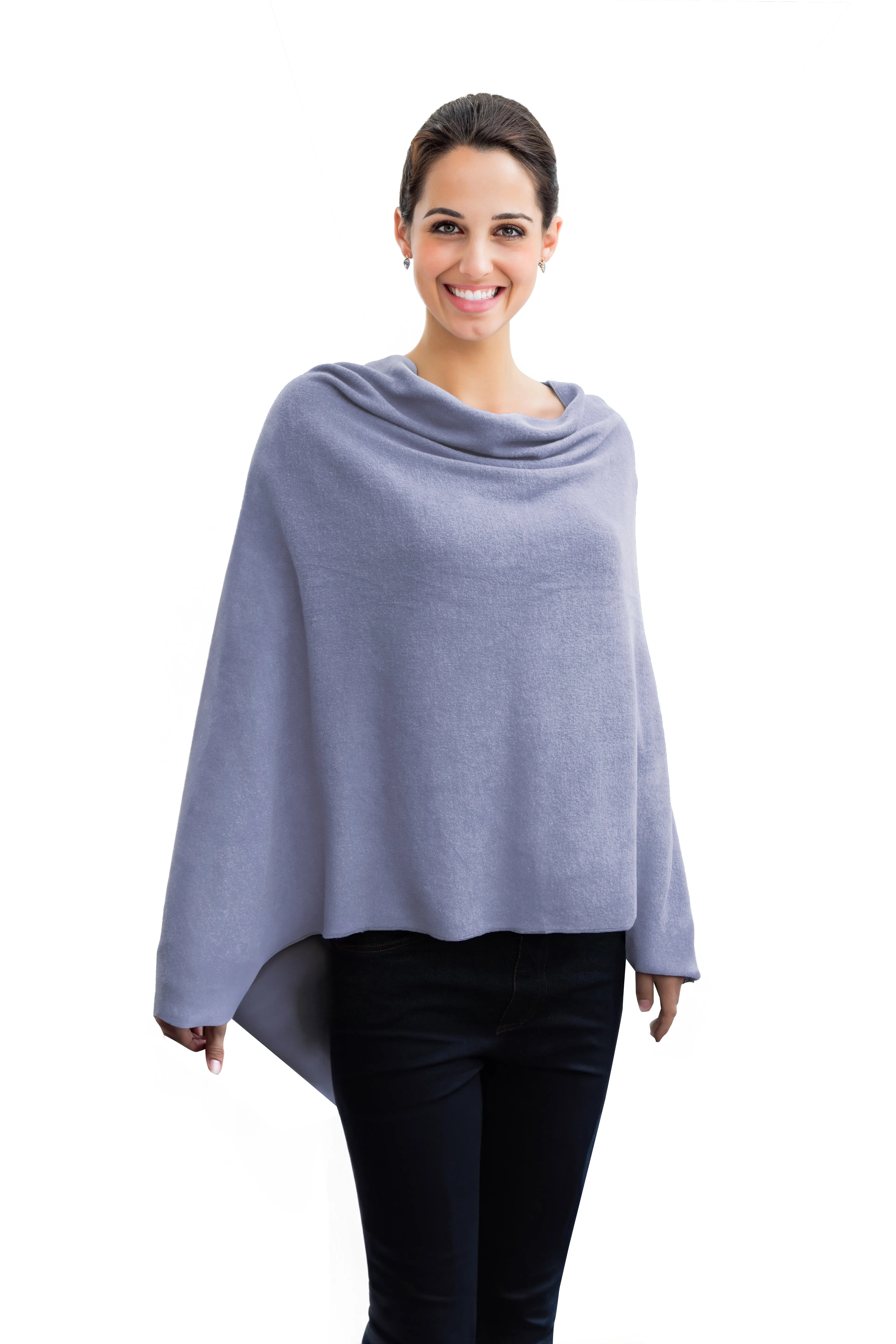 Comfort Luxe Collection Cozy Knit Poncho