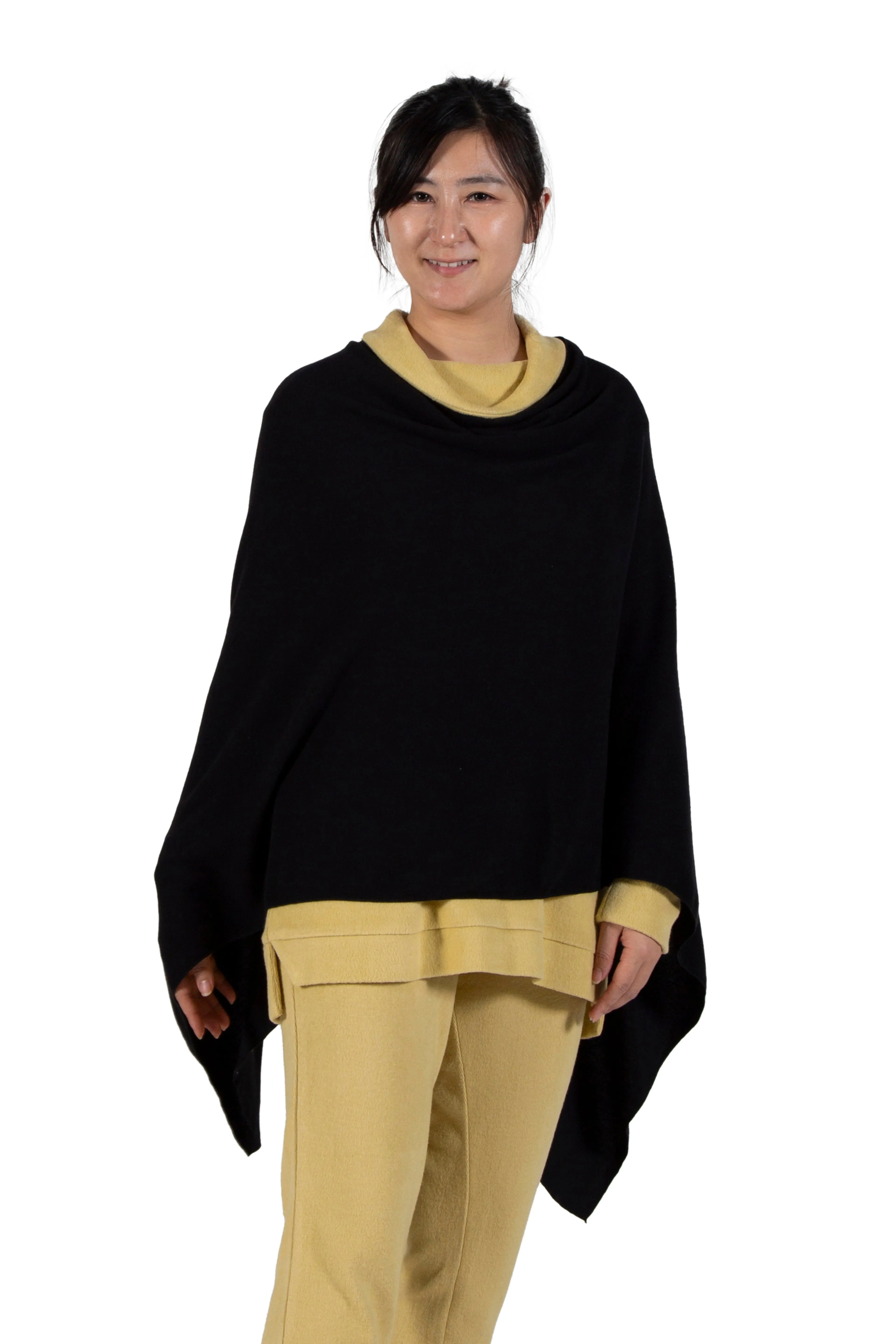 Comfort Luxe Collection Cozy Knit Poncho