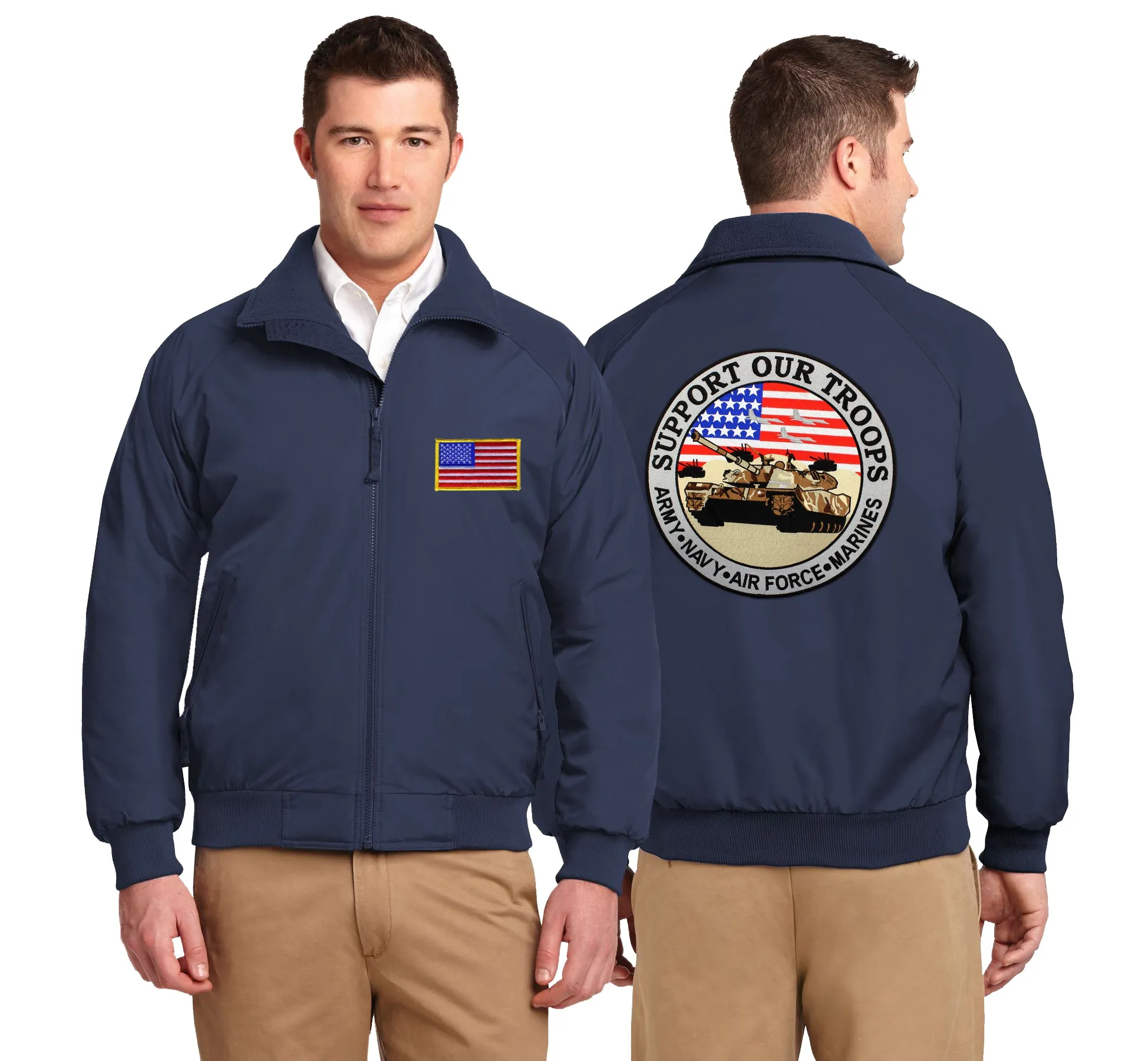 Commemorative Three Season Jacket - Support Our Troops