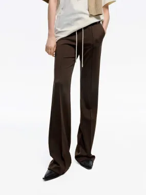 Drawstring Waist Draped Pants