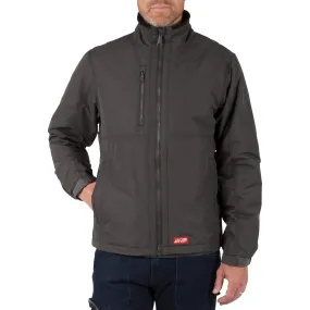 DuraDrive Men's URBAN RED LABEL Grey Waterproof Fleece Lined Jacket