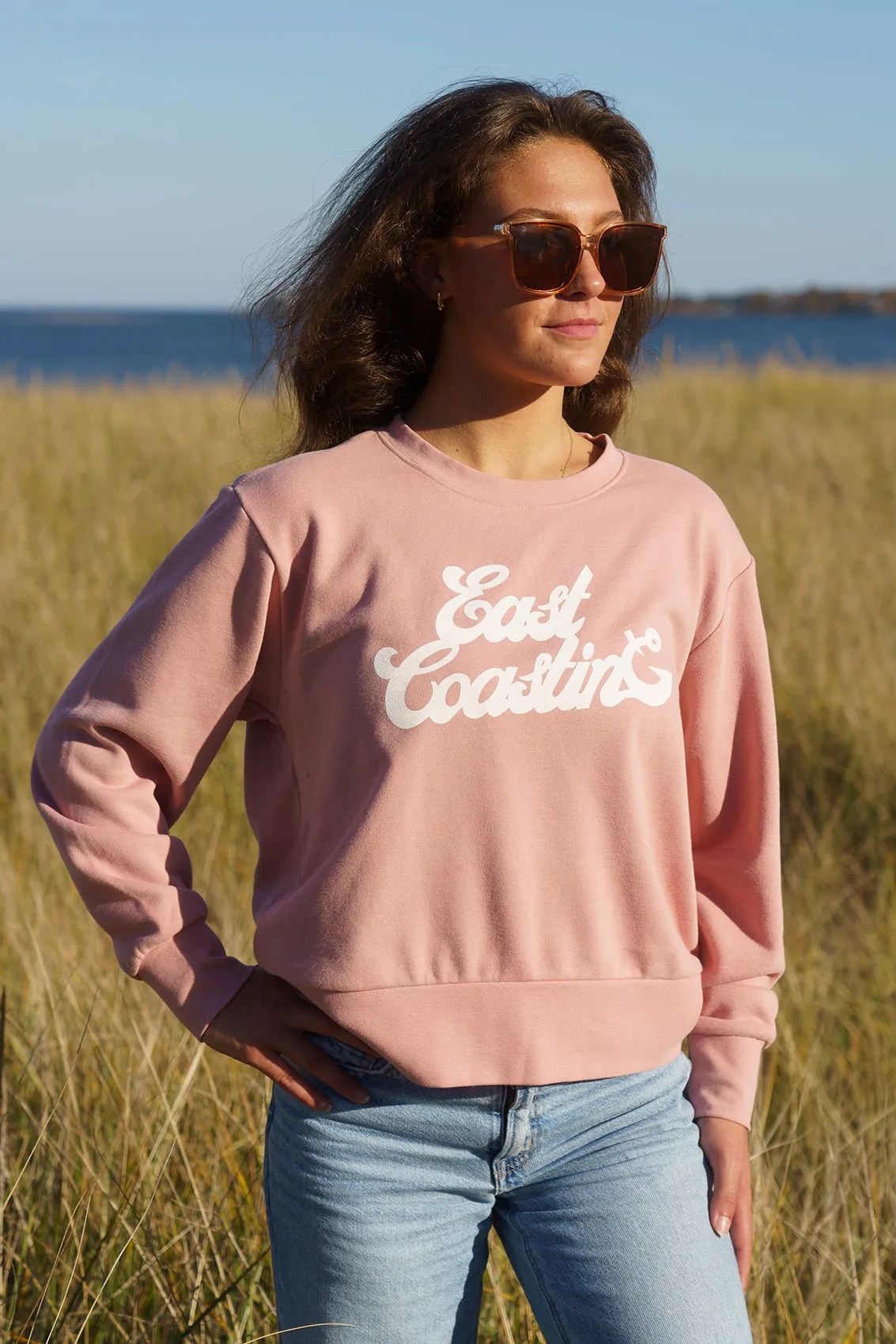 East Coasting Sweatshirt | Desert Pink