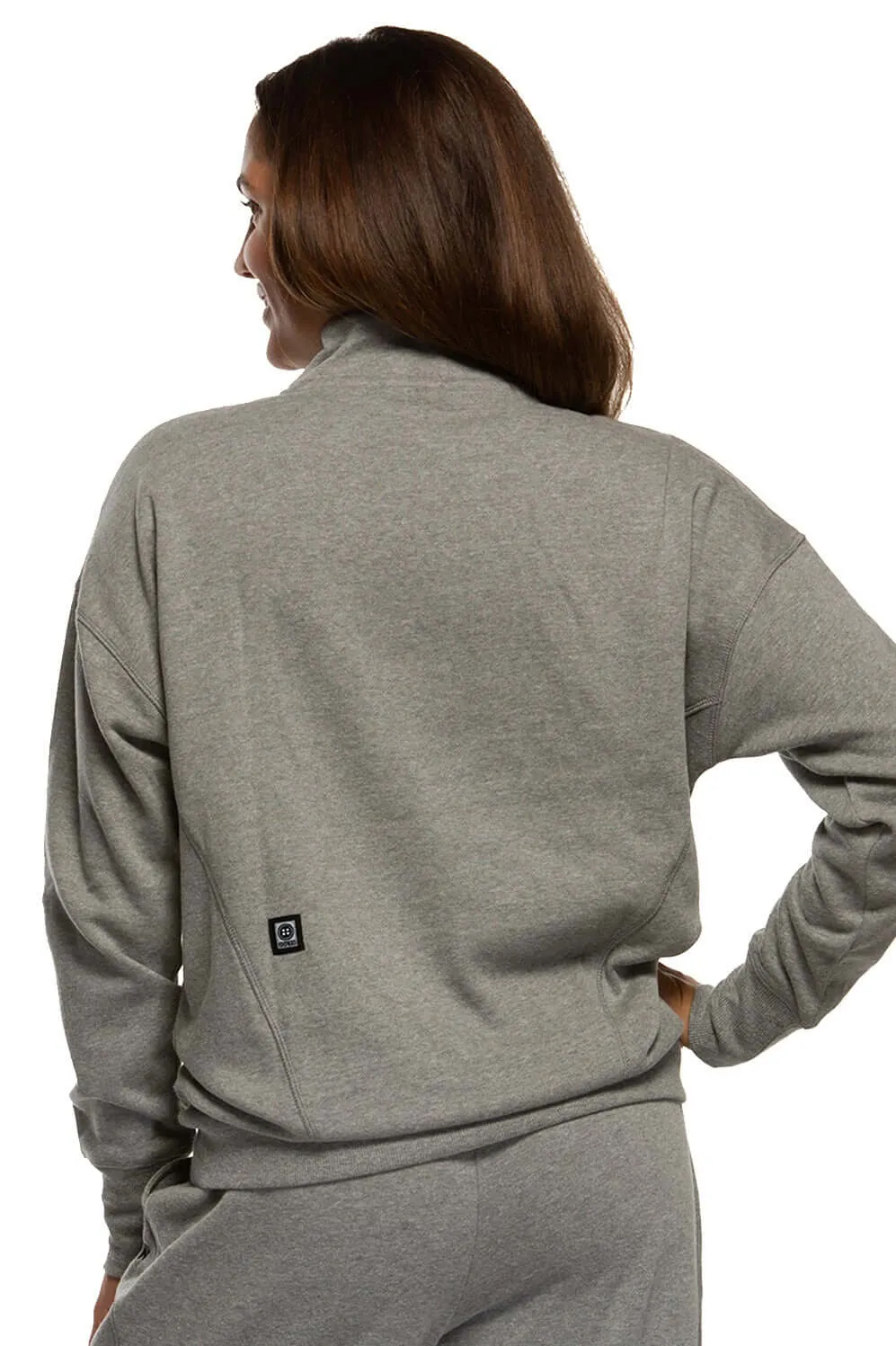 Eliza 1/4 Zip Fleece Pullover Sweatshirt