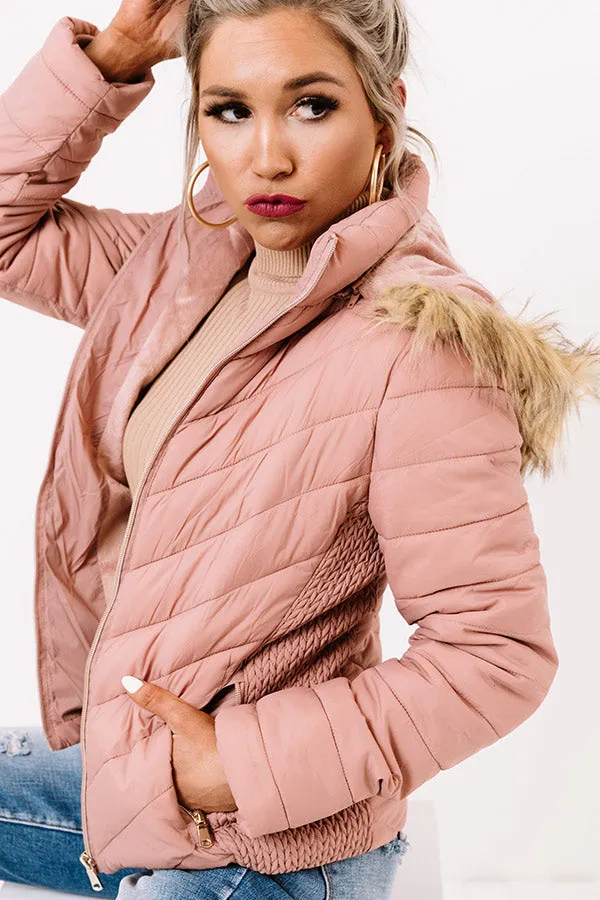 Everyday Contentment Jacket In Blush